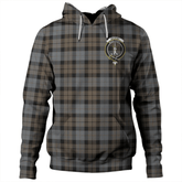 Clan MacKay Weathered Tartan Hoodie Crest XBHVEJRO-1 MacKay Weathered Tartan Hoodies